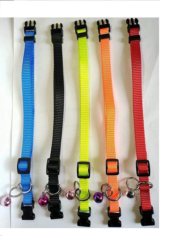 Pups&Pets Cat Collar with Bell, Green (X-Small Size) - 10MM - Image 5